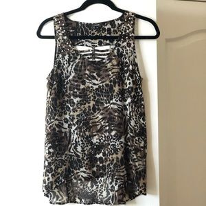 MyMichelle leopard print blouse